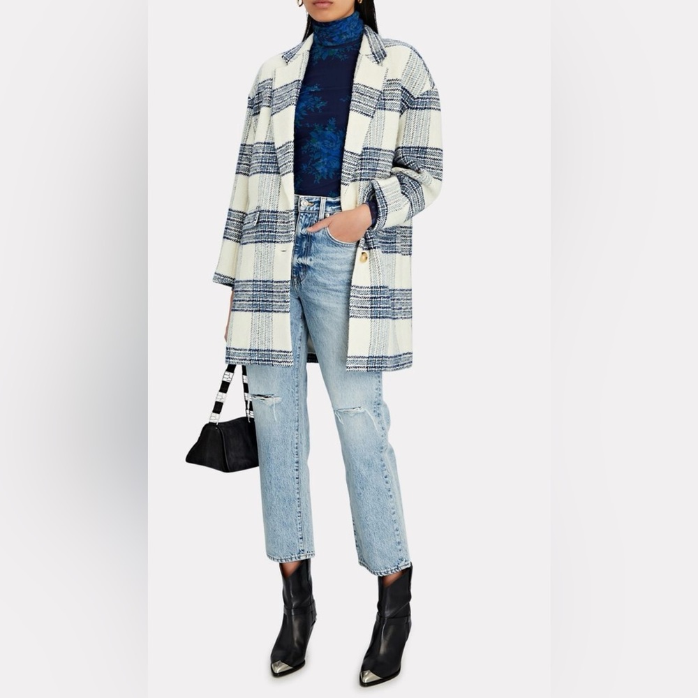 Intermix Agnes Plaid Coat